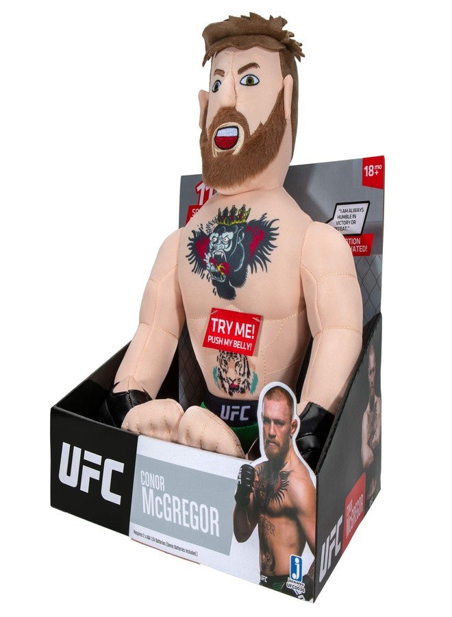 يو إف سي دمية كونور ماكجريجور، بطل يو إف سي، مع مؤثرات صوتية - تتميز بعبارات شهيرة من المصارع "سيئ السمعة"، مثل "هل هذا كل ما لديك؟" - جاهزة للعب المصارعة والملاكمة - Image 5